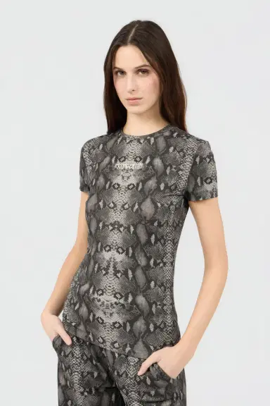 Roberto Cavalli Python Print T-Shirt | Thumbnail 2 Roberto Cavalli Python Print T-Shirt | Thumbnail 2