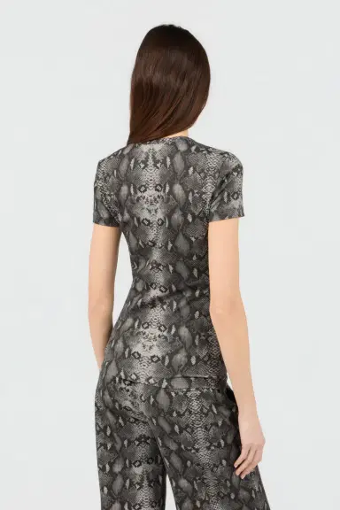 Roberto Cavalli Python Print T-Shirt | Thumbnail 3 Roberto Cavalli Python Print T-Shirt | Thumbnail 3