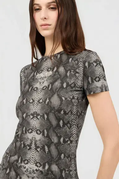 Roberto Cavalli Python Print T-Shirt | Thumbnail 4 Roberto Cavalli Python Print T-Shirt | Thumbnail 4