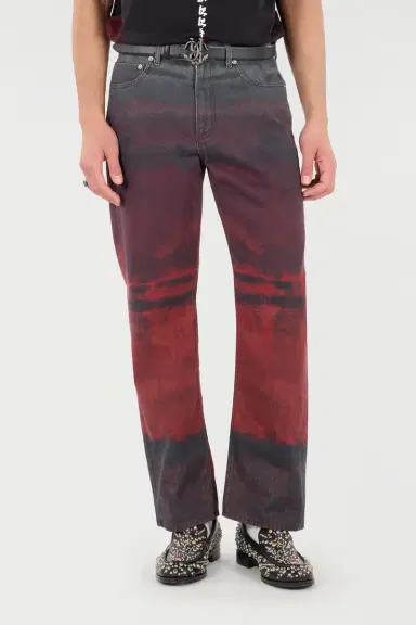 Roberto Cavalli Jeans With A Mottled Print Effect | Thumbnail 2