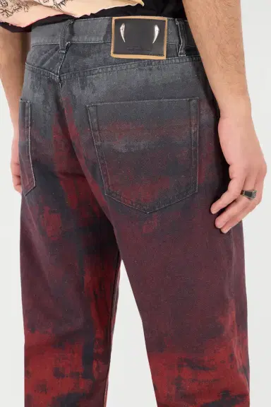 Roberto Cavalli Jeans With A Mottled Print Effect | Thumbnail 6