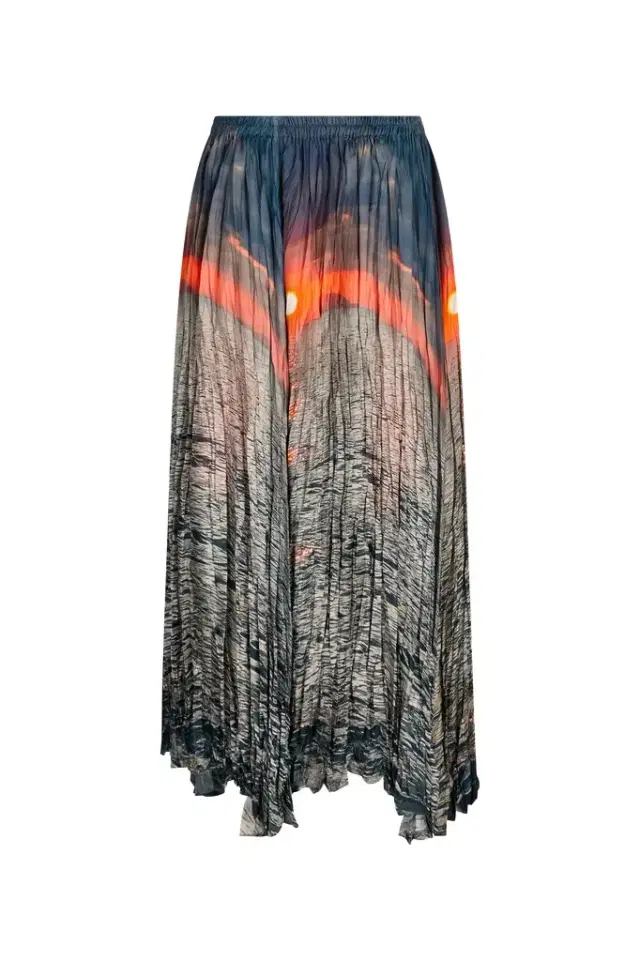 Roberto Cavalli Sunrise Print Skirt