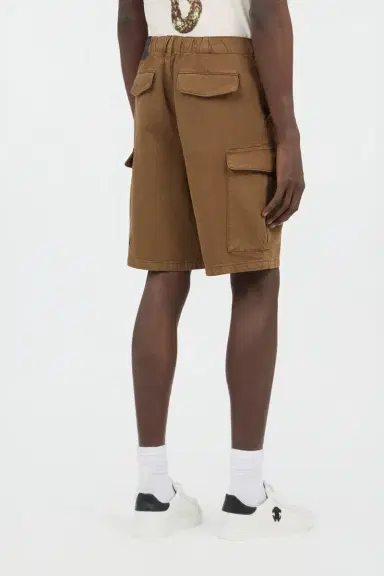 Roberto Cavalli Brown Cargo Bermuda Shorts | Thumbnail 3 Roberto Cavalli Brown Cargo Bermuda Shorts | Thumbnail 3