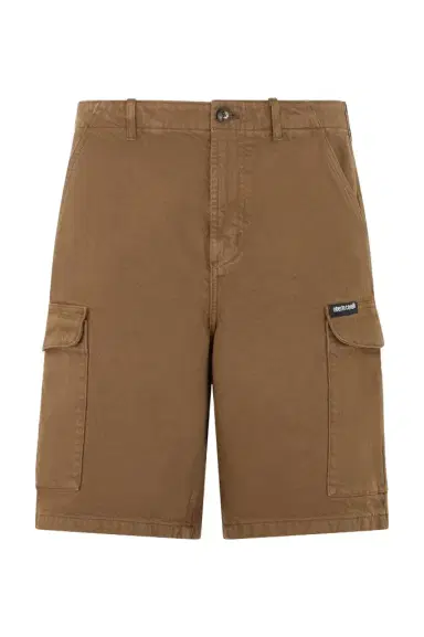 Roberto Cavalli Brown Cargo Bermuda Shorts | Thumbnail 1 Roberto Cavalli Brown Cargo Bermuda Shorts | Thumbnail 1