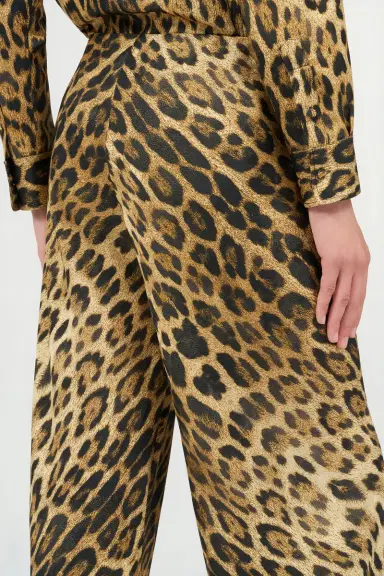Roberto Cavalli Leopard Print Palazzo Pants | Thumbnail 6