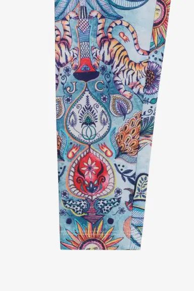 Roberto Cavalli Tropical Garden Print Leggings | Thumbnail 4
