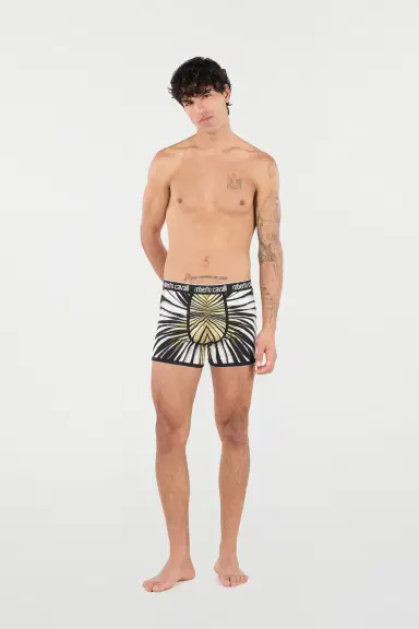 Roberto Cavalli Boxers With Ray Of Gold Print | Thumbnail 7