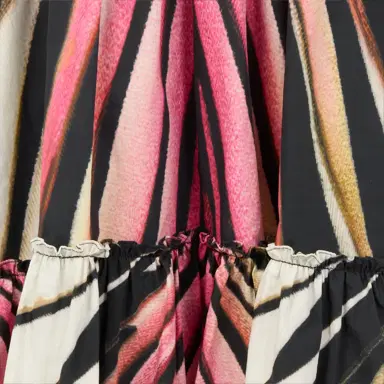 Roberto Cavalli Dress With Ray Of Pink Print | Thumbnail 4