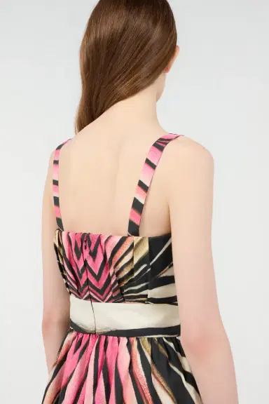 Roberto Cavalli Dress With Ray Of Pink Print | Thumbnail 6