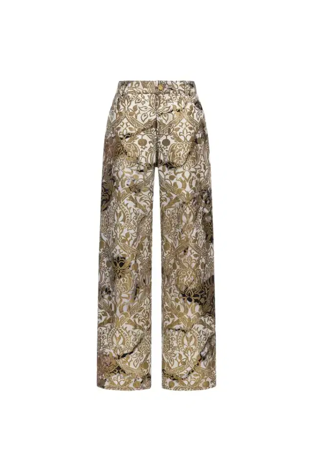 Roberto Cavalli Marble Print Pants