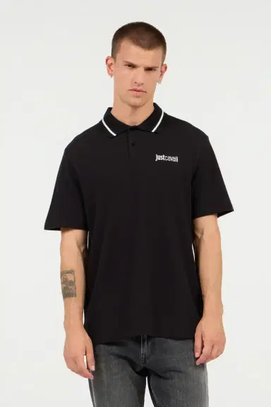 Roberto Cavalli Black Polo with Logo | Thumbnail 2 Roberto Cavalli Black Polo with Logo | Thumbnail 2