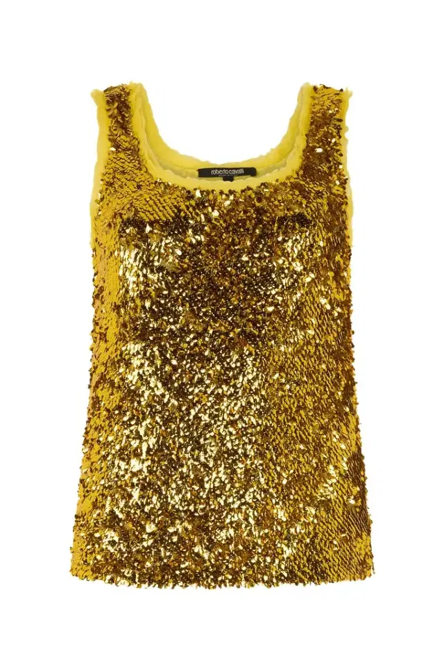 Gold Sequin Top