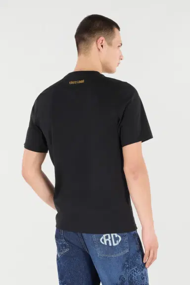 Roberto Cavalli Cotton T-Shirt With Tiger | Thumbnail 3