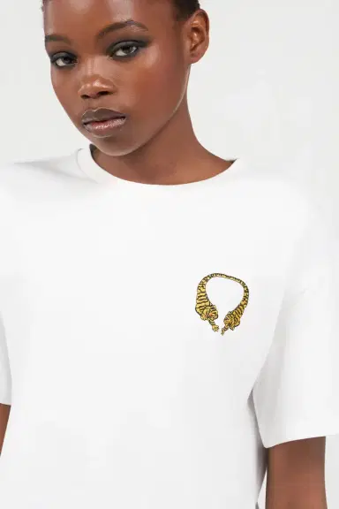 Roberto Cavalli Cotton T-shirt with Tigers | Thumbnail 5 Roberto Cavalli Cotton T-shirt with Tigers | Thumbnail 5
