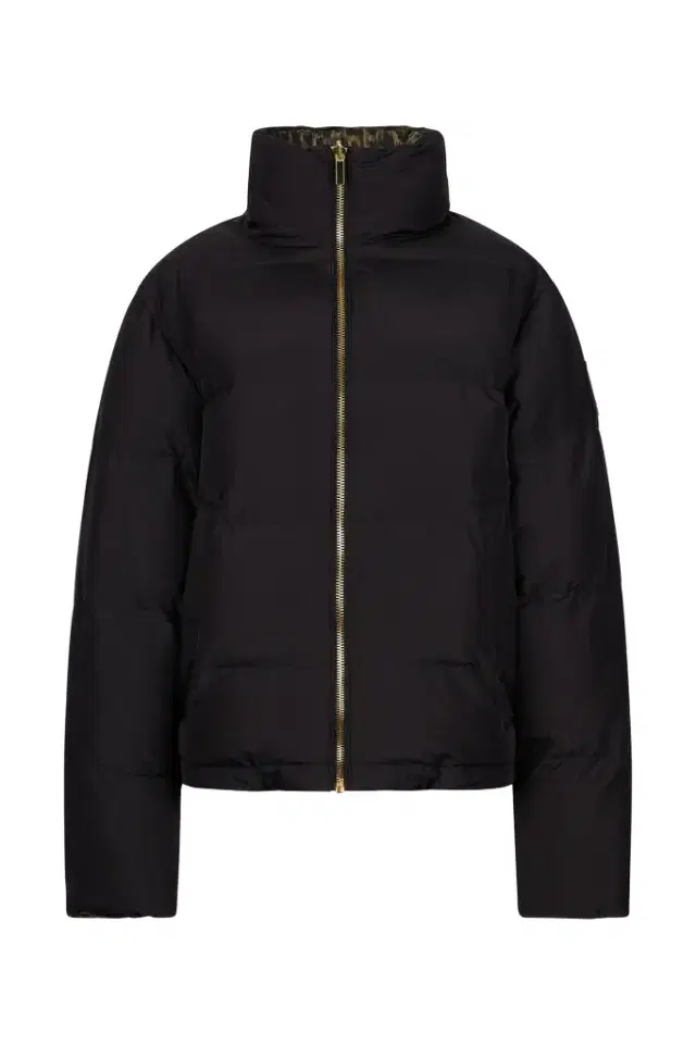 Roberto Cavalli Leopard Jacquard Print Reversible Puffer Jacket