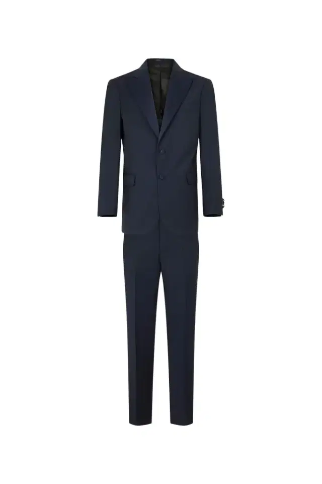 Roberto Cavalli Navy Blue Suit