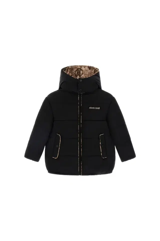 Roberto Cavalli Baroque Lined Puffer Jacket