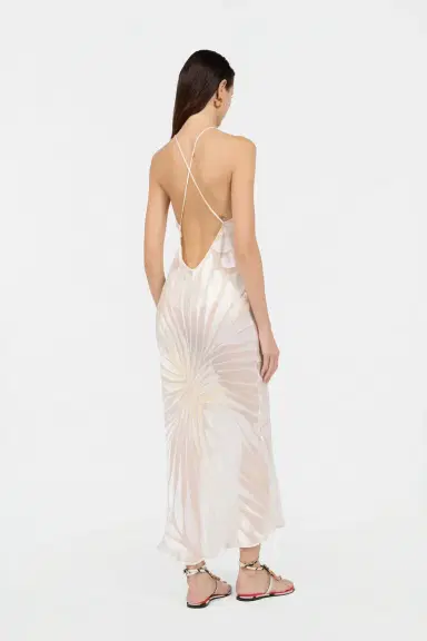 Roberto Cavalli Slip Dress With Ray Devoré Print | Thumbnail 3 Roberto Cavalli Slip Dress With Ray Devoré Print | Thumbnail 3