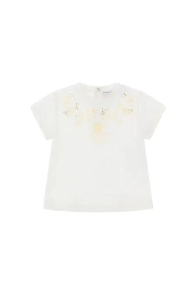 Roberto Cavalli Golden Baroque Kids Tee