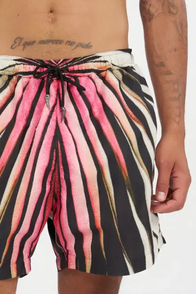 Roberto Cavalli Ray Of Gold Print Nylon Sea Shorts | Thumbnail 5 Roberto Cavalli Ray Of Gold Print Nylon Sea Shorts | Thumbnail 5
