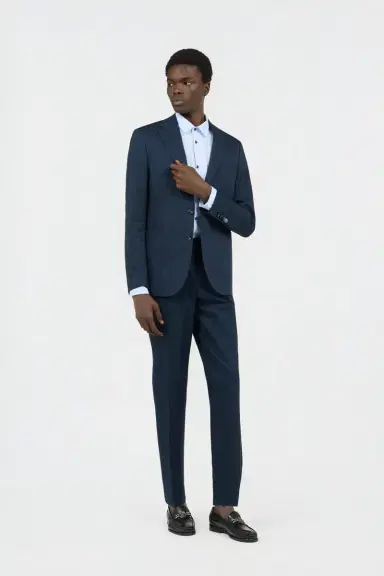 Roberto Cavalli Blue Cotton Suit | Thumbnail 6 Roberto Cavalli Blue Cotton Suit | Thumbnail 6
