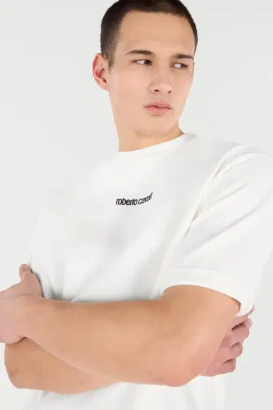 Roberto Cavalli T-Shirt With Embroidered Logo | Thumbnail 6