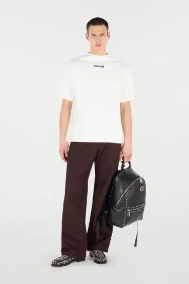 Roberto Cavalli T-Shirt With Embroidered Logo | Thumbnail 7