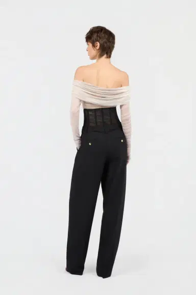 Roberto Cavalli Black Trousers | Thumbnail 3