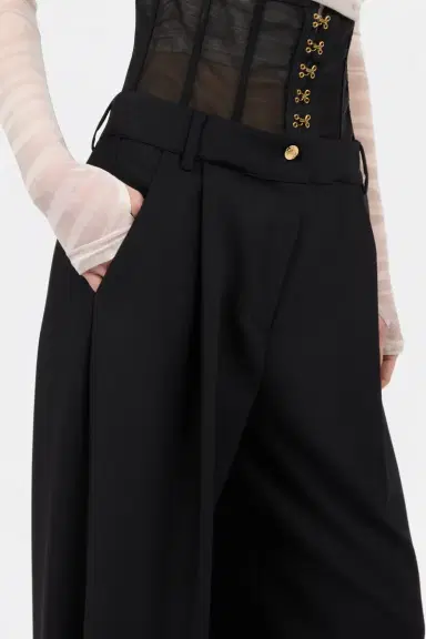 Roberto Cavalli Black Trousers | Thumbnail 4