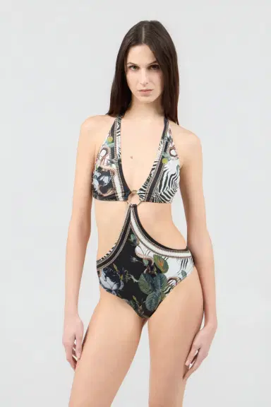 Roberto Cavalli Jewellery Foulard Print One-Piece | Thumbnail 2
