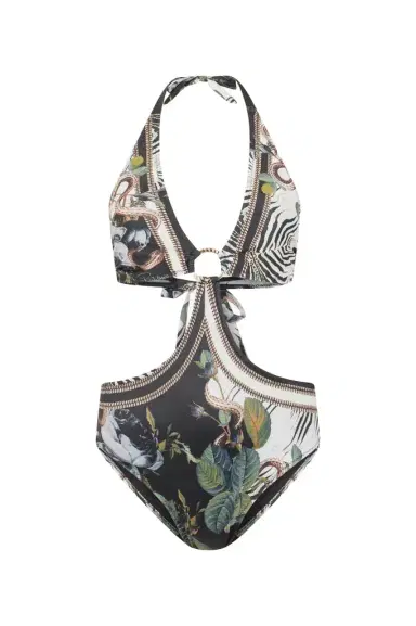 Roberto Cavalli Jewellery Foulard Print One-Piece | Thumbnail 1