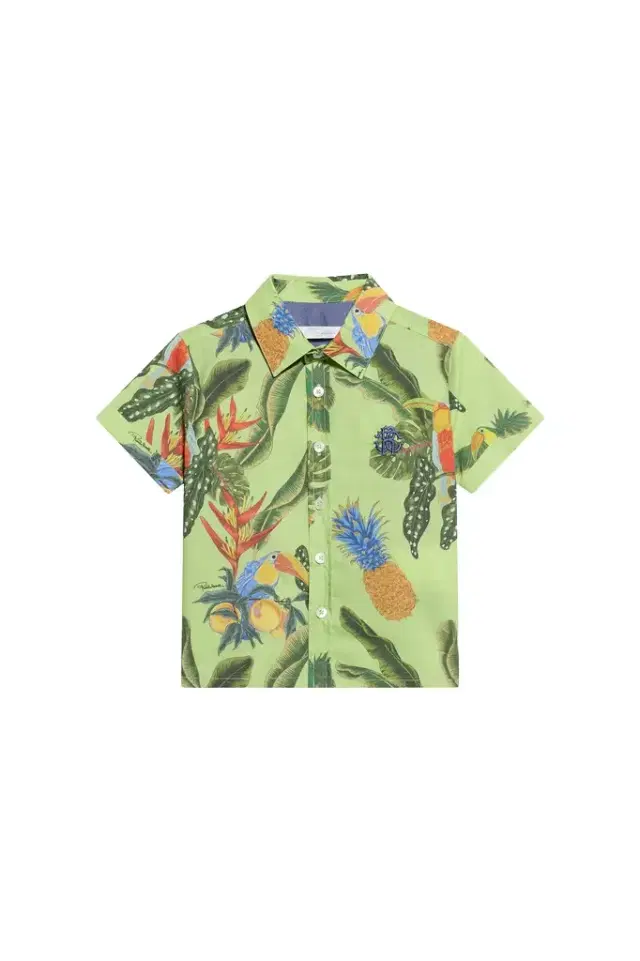 Tropicana Print Shirt With Monogram RC