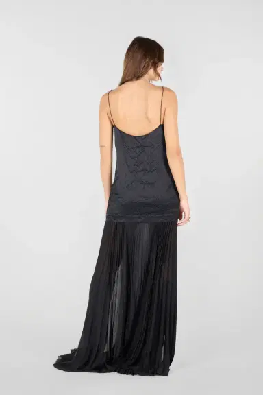 Roberto Cavalli Long Snakeskin-Effect Dress | Thumbnail 3