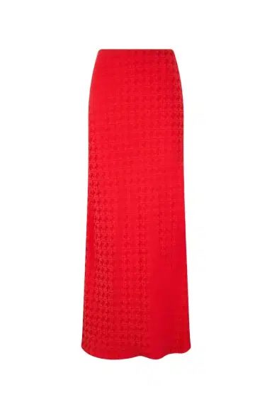 Roberto Cavalli Long Skirt with Jacquard Monogram Print | Thumbnail 1