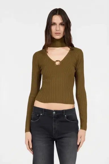 Roberto Cavalli Brown Sweater | Thumbnail 2