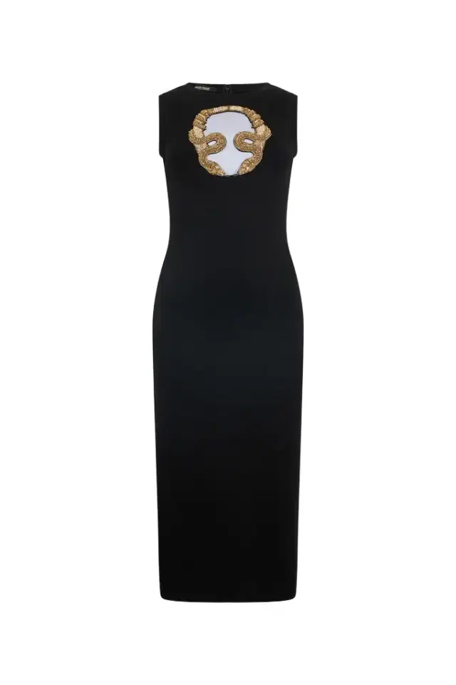 Roberto Cavalli Embroidered Dress