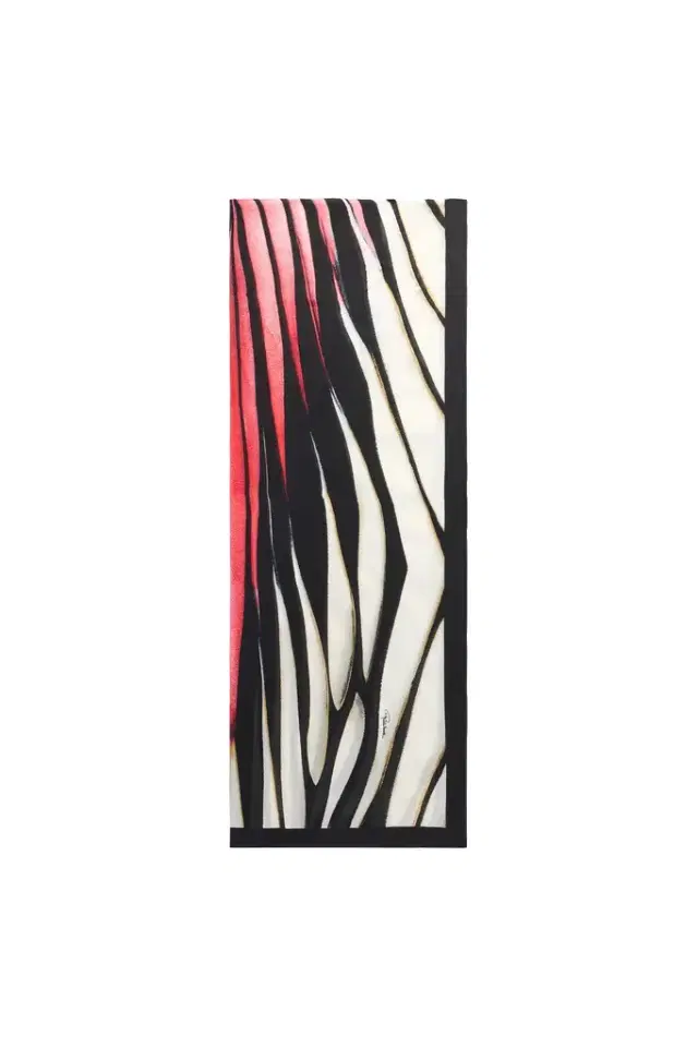 Roberto Cavalli Ray Of Paradise Print Silk Stole