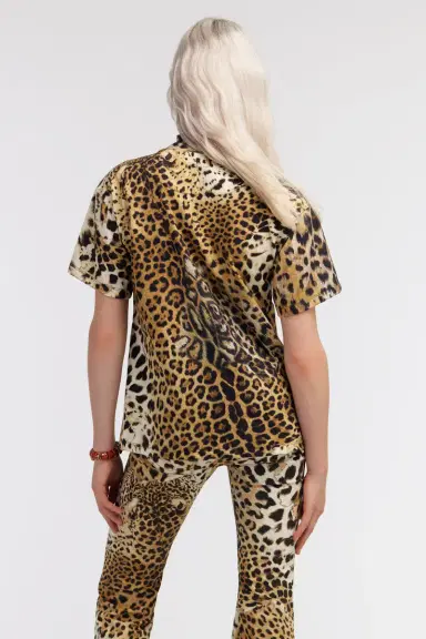 Roberto Cavalli T-shirt with Jaguar Skin print | Thumbnail 3