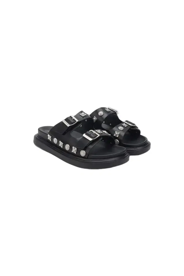 Black Summer Sandals