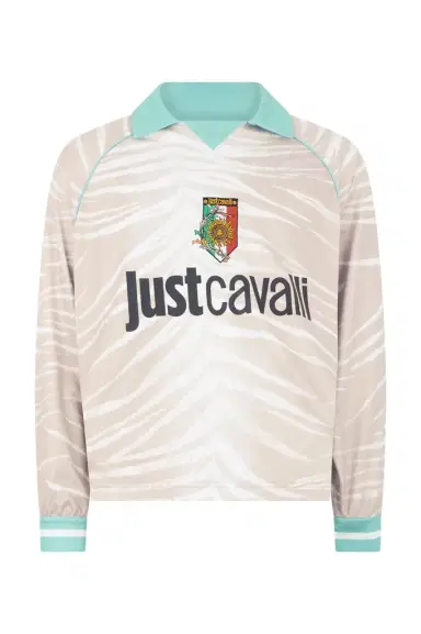Roberto Cavalli Sports Jersey With Natural Barb Print And JC Logo | Thumbnail 1 Roberto Cavalli Sports Jersey With Natural Barb Print And JC Logo | Thumbnail 1
