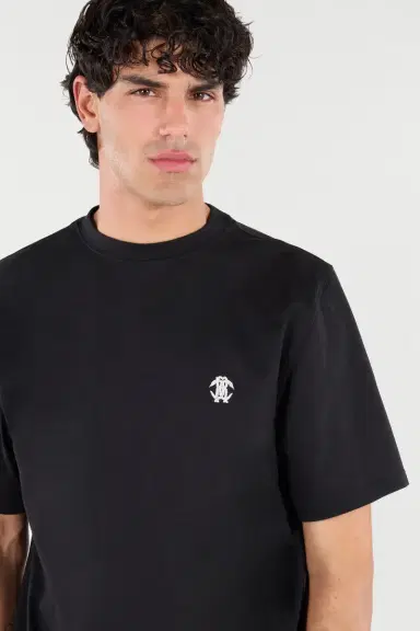 Roberto Cavalli T-Shirt With Mirror Snake Monogram | Thumbnail 5