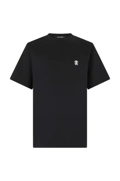 Roberto Cavalli T-Shirt With Mirror Snake Monogram | Thumbnail 1