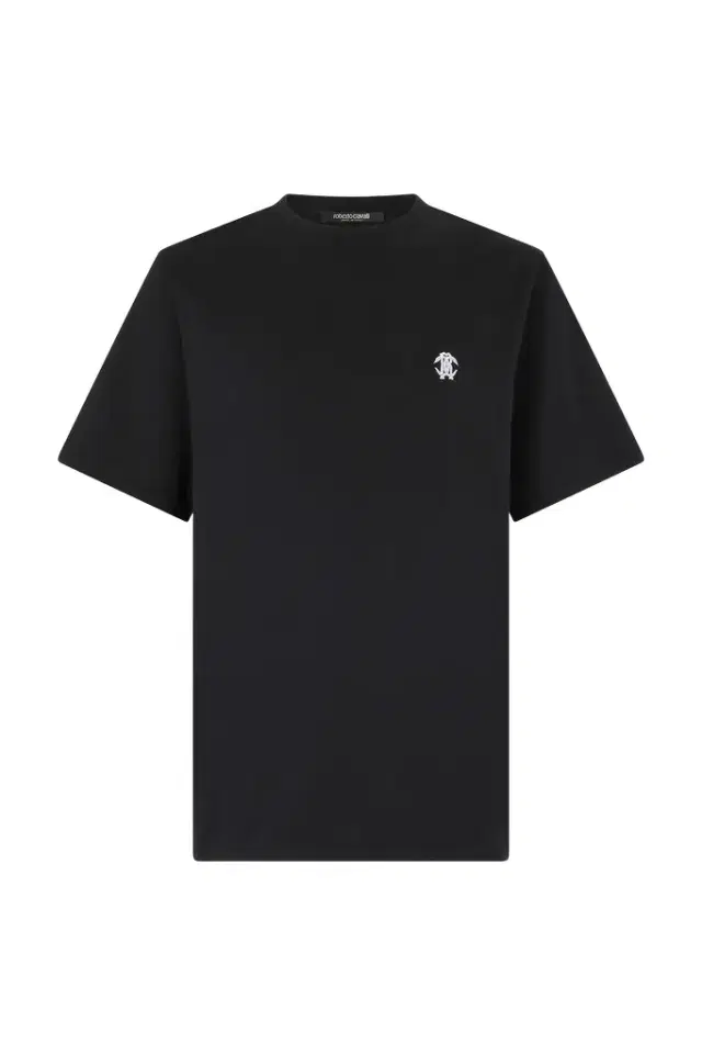 T-Shirt With Mirror Snake Monogram