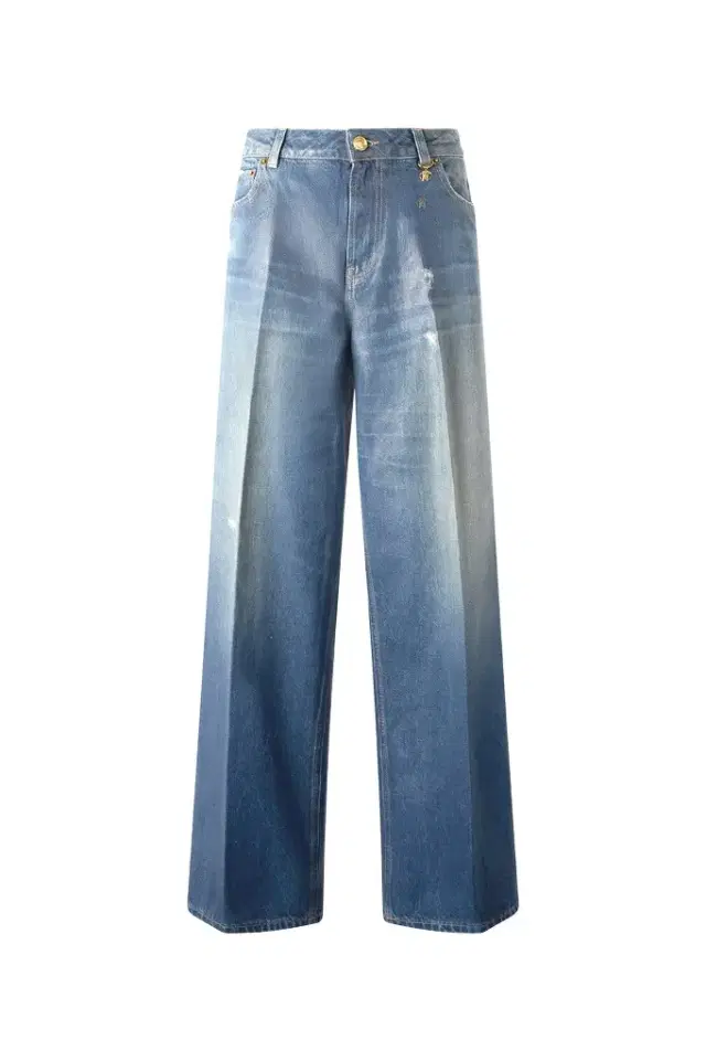 Roberto Cavalli Jeans With Mirror Snake Monogram Charm