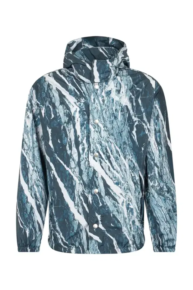 Roberto Cavalli Marble-Print Bomber Jacket