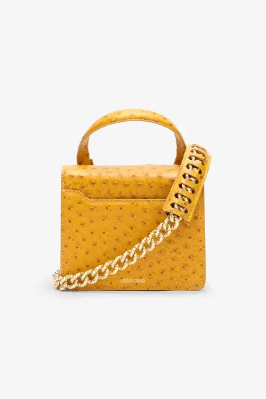 Roberto Cavalli Ostrich-Effect Roar Bag | Thumbnail 3