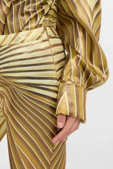 Roberto Cavalli Flared Trousers with Iside Print | Thumbnail 6