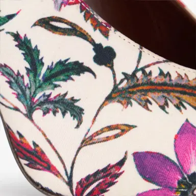 Roberto Cavalli Florentine Flower Print Pump | Thumbnail 4 Roberto Cavalli Florentine Flower Print Pump | Thumbnail 4