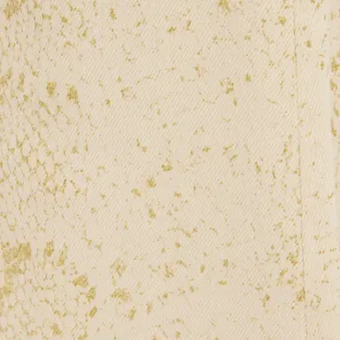 Roberto Cavalli White Flared Jeans with Gold Python Motif | Thumbnail 4