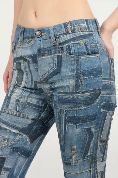 Roberto Cavalli Skinny Patchwork Capsule Collection Jeans | Thumbnail 5